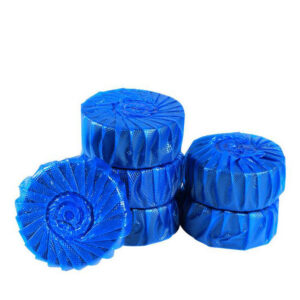 Bloc désodorisant WC bleu – Nettoyant chasse d'eau (lot de 4)