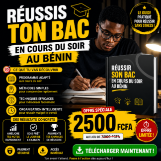 Réussir son BAC en cours du soir – Guide pratique (ebook PDF)