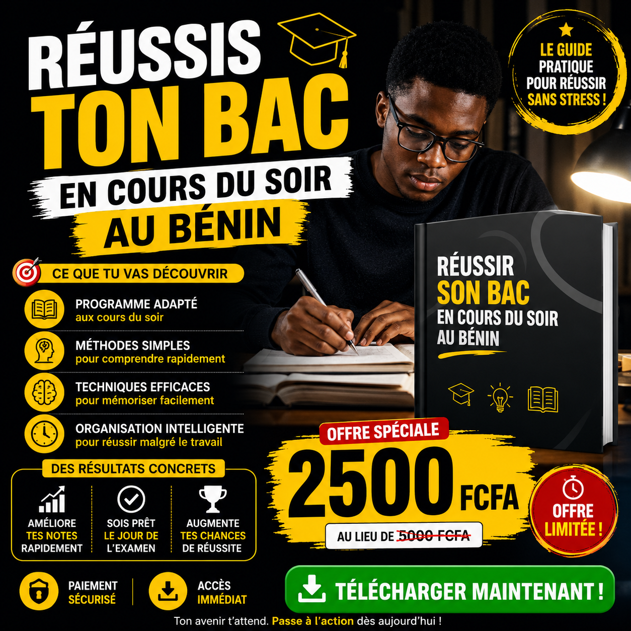 Réussir son BAC en cours du soir – Guide pratique (ebook PDF)