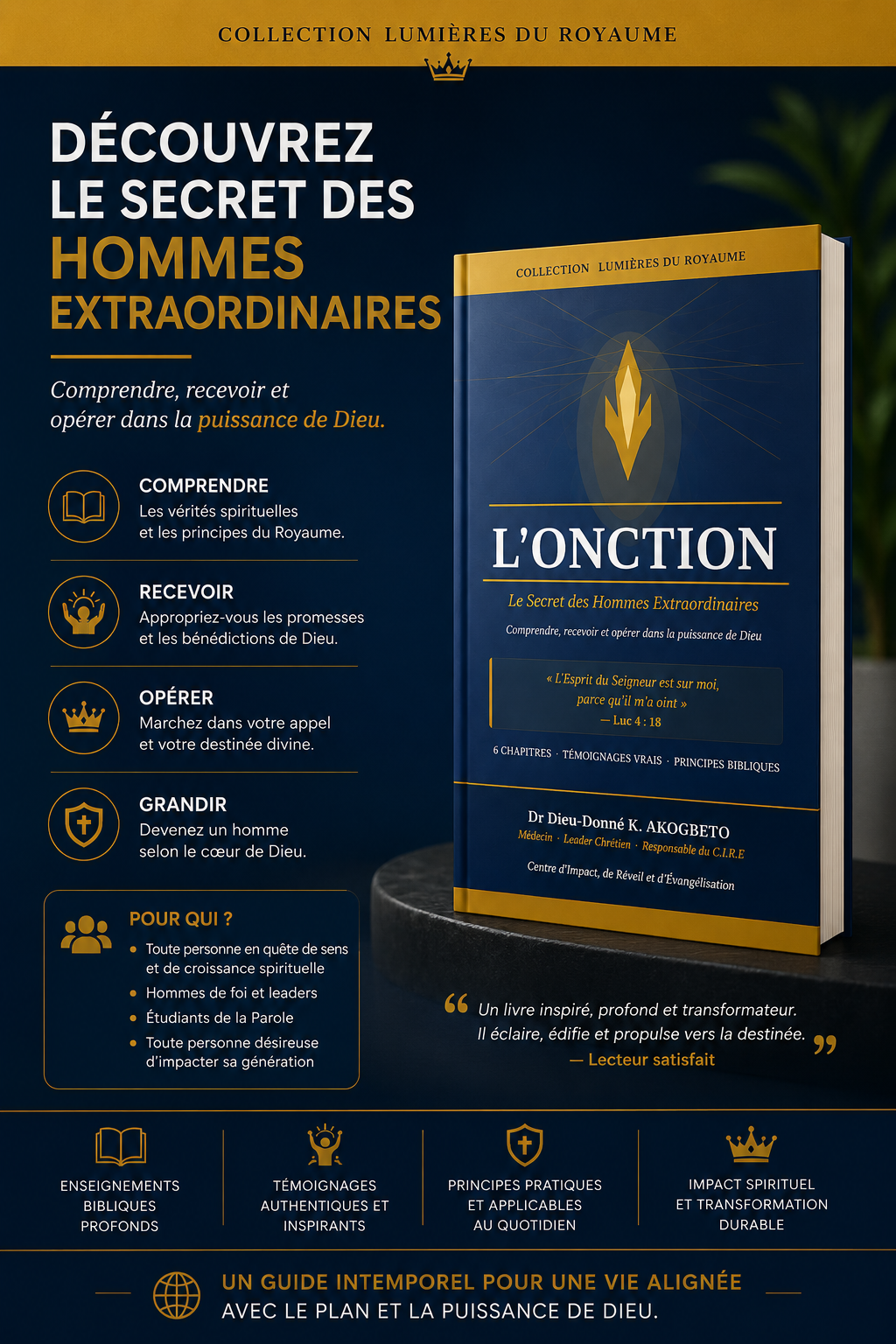 L'Onction – Le Secret des Hommes Extraordinaires (ebook PDF)