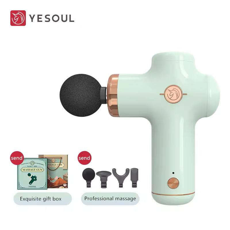 Pistolet de massage musculaire – Massage percussif rechargeable (plusieurs têtes) – Image 4