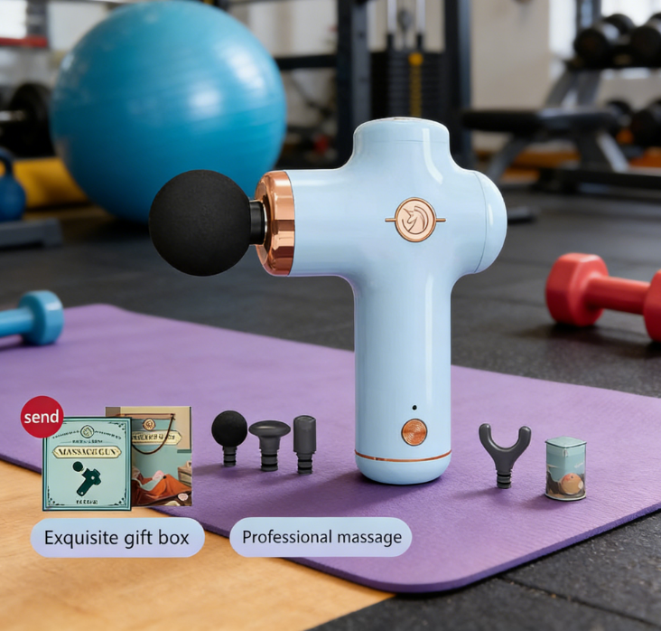 Pistolet de massage musculaire – Massage percussif rechargeable (plusieurs têtes) – Image 5