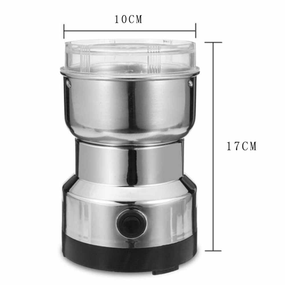 Moulin broyeur électrique inox – Café, épices, céréales & graines – Image 3