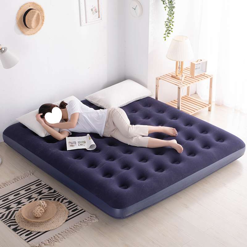 Matelas gonflable + pompe – Lit d'appoint confortable (camping, invités) – Image 4