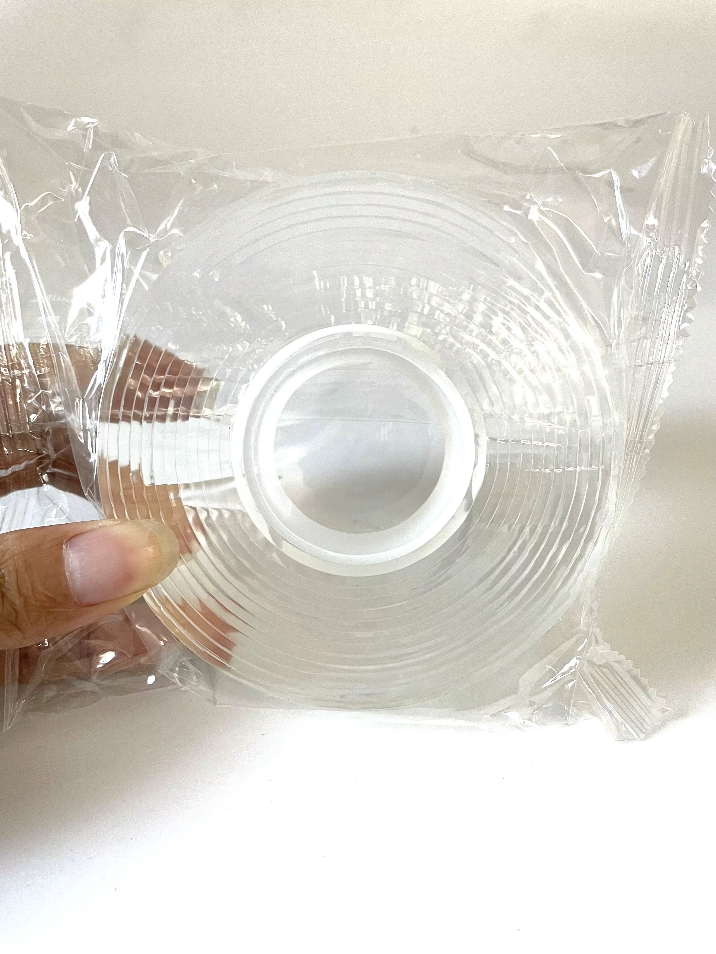 Ruban adhésif nano double-face transparent – Réutilisable, lavable, super résistant