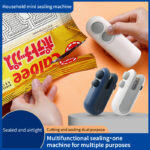 Mini scelleuse thermique portable – Ferme les sachets (Type-C, couteau intégré, aimantée)