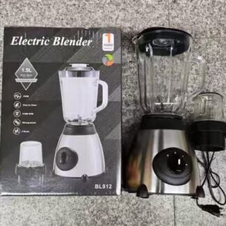 Blender électrique 1,5 L (BL912) – Mixeur + moulin, lames inox