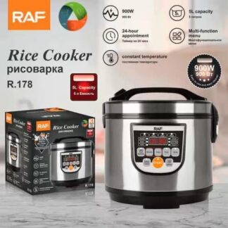 Cuiseur de riz électrique RAF 5 L – 900 W, multifonction & maintien au chaud