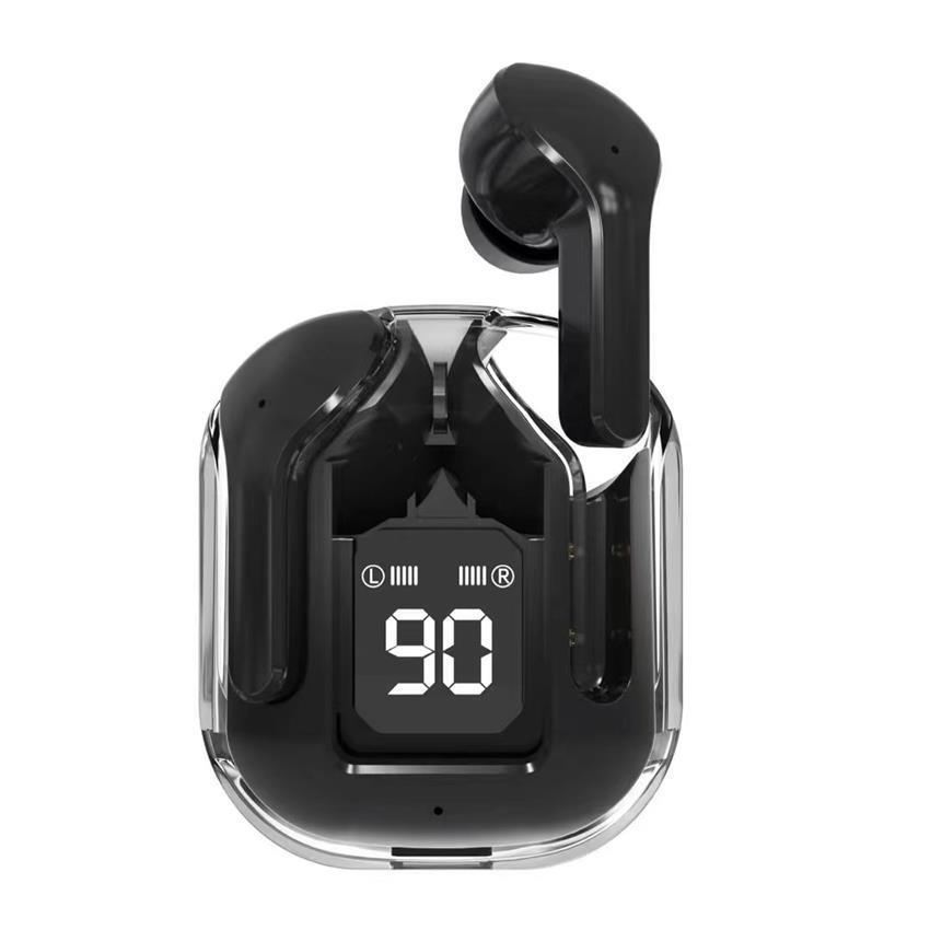 Écouteurs sans fil Bluetooth TWS – Boîtier transparent avec écran LED de batterie