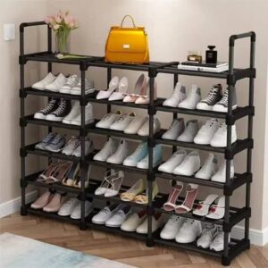 Étagère à chaussures 6 niveaux – Range-chaussures démontable, gain de place