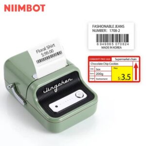 Imprimante d'étiquettes Bluetooth NIIMBOT – Étiqueteuse thermique sans encre (boutique & maison)