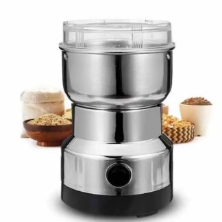 Moulin broyeur électrique inox – Café, épices, céréales & graines