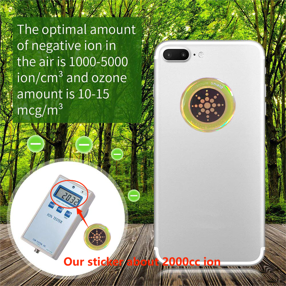 Puce anti-radiation QuantumShield – Autocollant anti-ondes EMF pour téléphone – Image 4