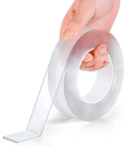 Ruban adhésif nano double-face transparent – Réutilisable, lavable, super résistant