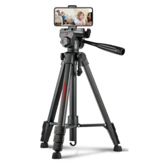 Trépied téléphone & appareil photo 1,3 m – Stable, pliable et léger